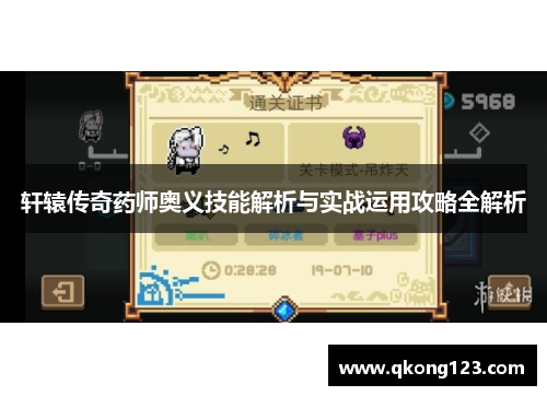 轩辕传奇药师奥义技能解析与实战运用攻略全解析